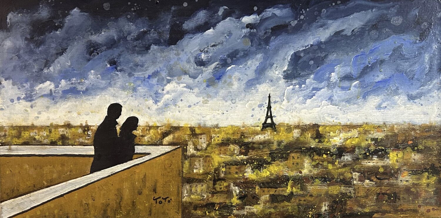 Camera con vista Salvatore Petrucino Original painting for sale