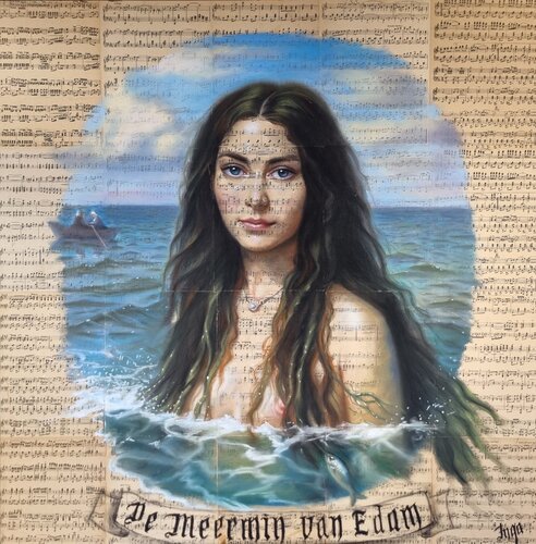 The Mermaid of Edam by Inga Yarotskaya, Drawing for Sale on Select