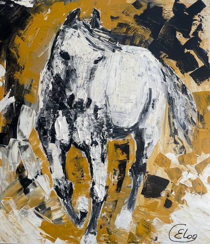 Dream horse by Elena Logovinsky, Painting for Sale on Select