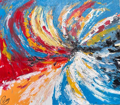 "Vortex." by Elena Logovinsky, Painting for Sale on Select