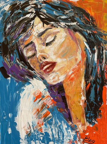 She by Elena Logovinsky, Painting for Sale on Select