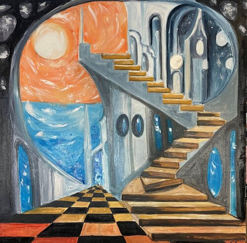 Path to Light by Elena Logovinsky, Painting for Sale on Select