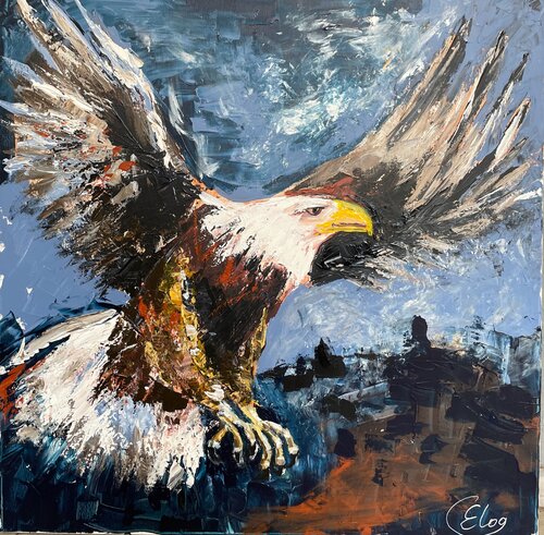 Flight of the Eagle by Elena Logovinsky, Painting for Sale on Select