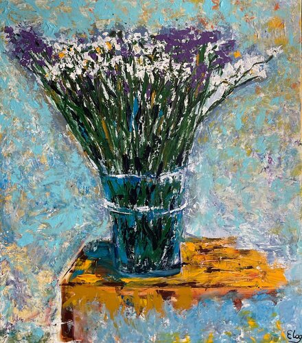 Bouquet by Elena Logovinsky, Painting for Sale on Select