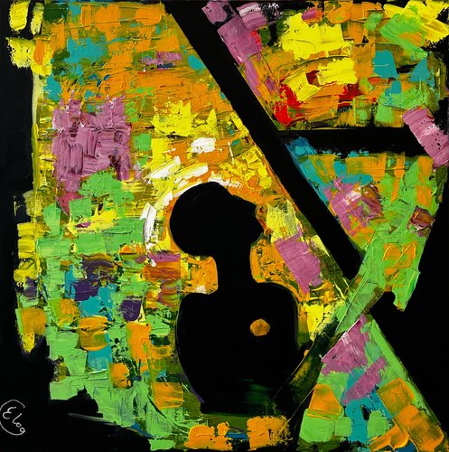 Shadow Between Colors by Elena Logovinsky, Painting for Sale on Select