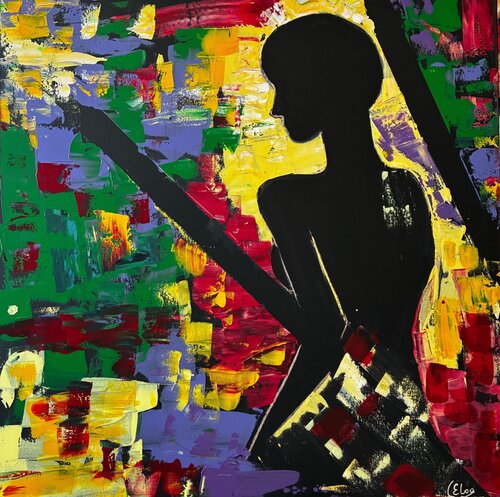 Looking Back by Elena Logovinsky, Painting for Sale on Select