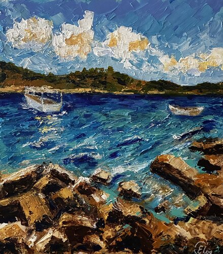 Mediterranean Wind von Elena Logovinsky, Malerei kaufen auf Select
