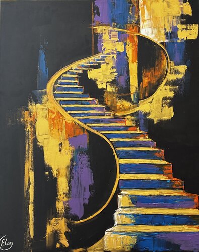 Steps into Infinity von Elena Logovinsky, Malerei kaufen auf Select