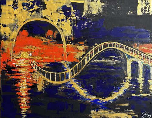 Bridges of Infinity von Elena Logovinsky, Malerei kaufen auf Select