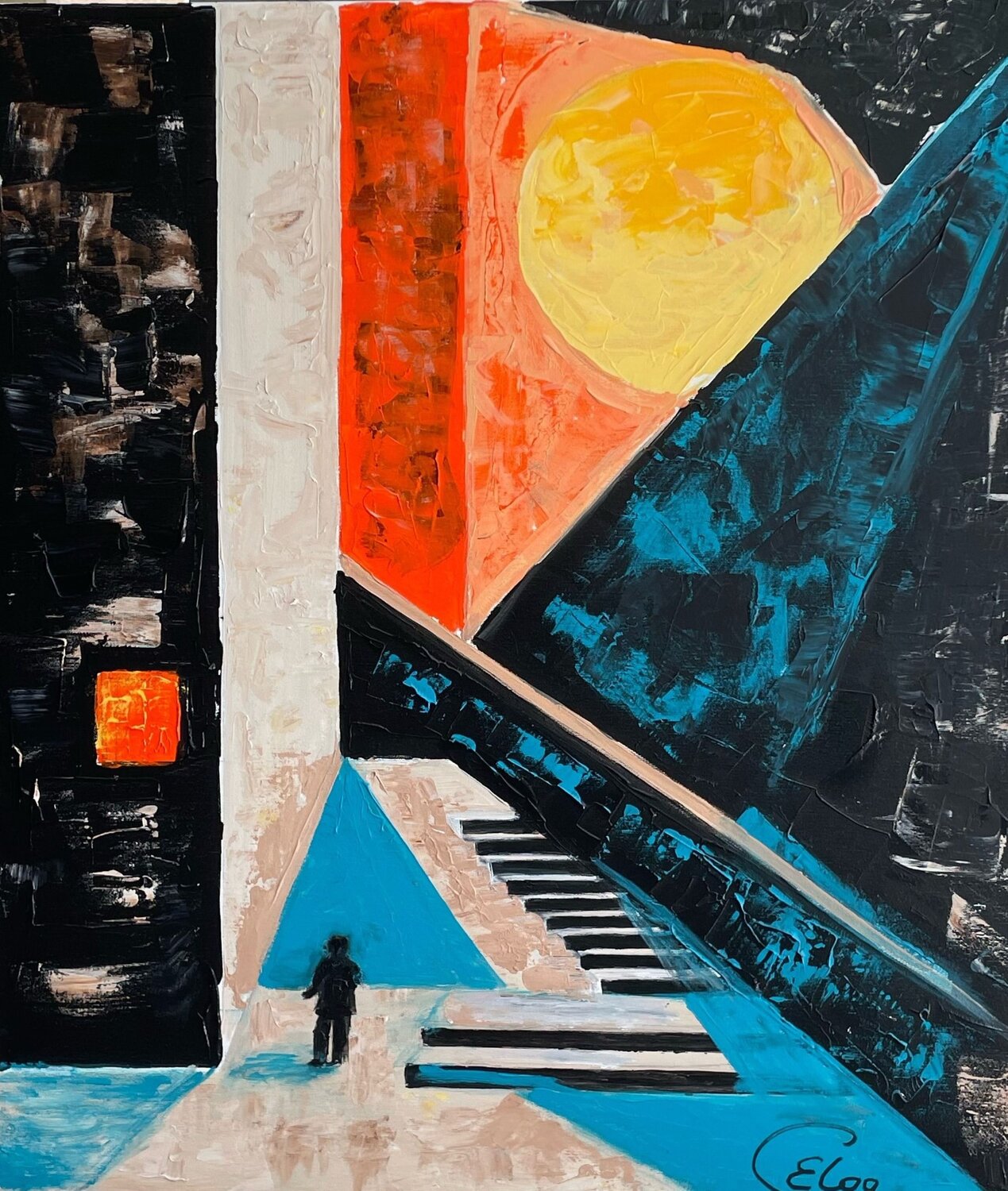 "The Prospects of the Path" Elena Logovinsky Original painting for sale