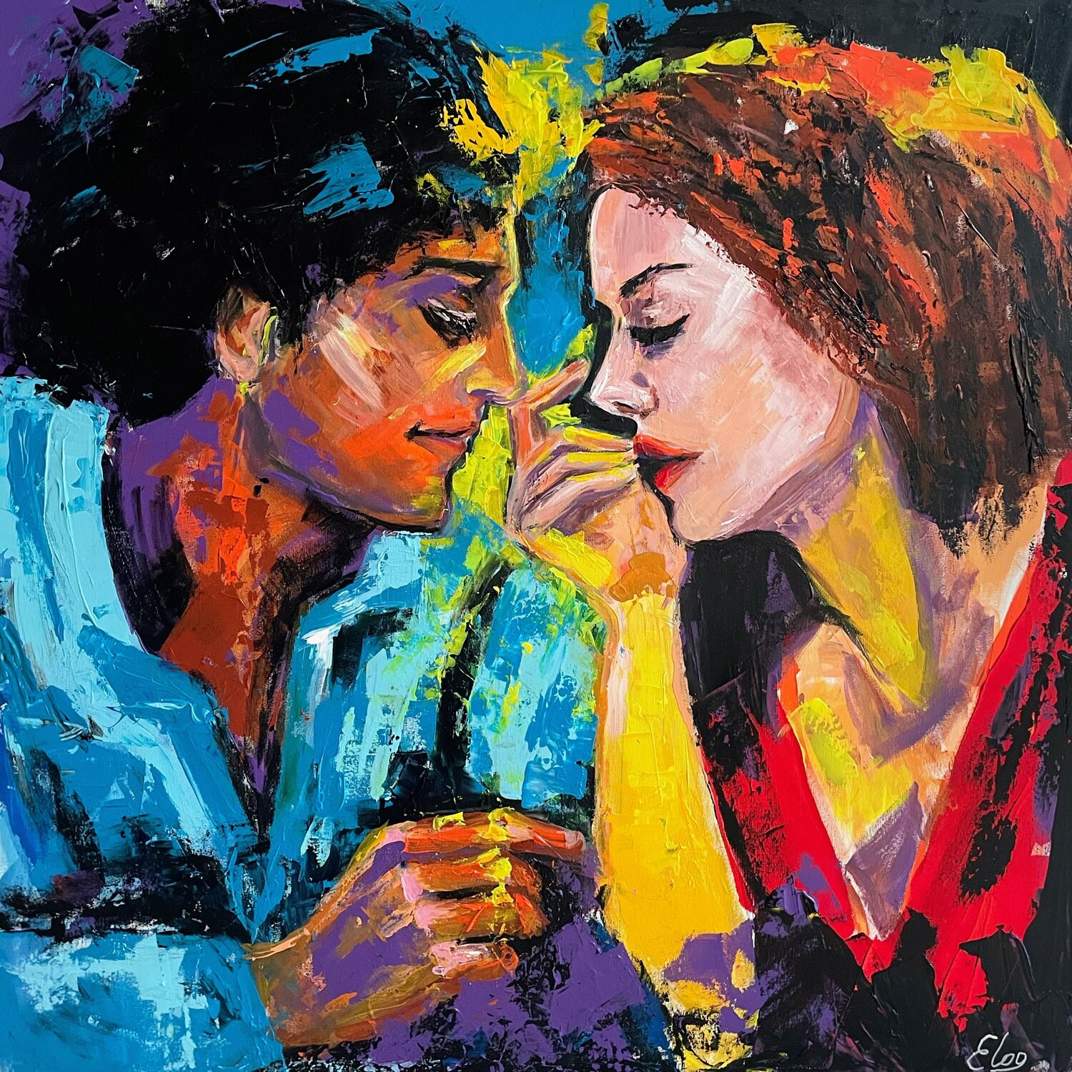 The Moment Elena Logovinsky Original painting for sale