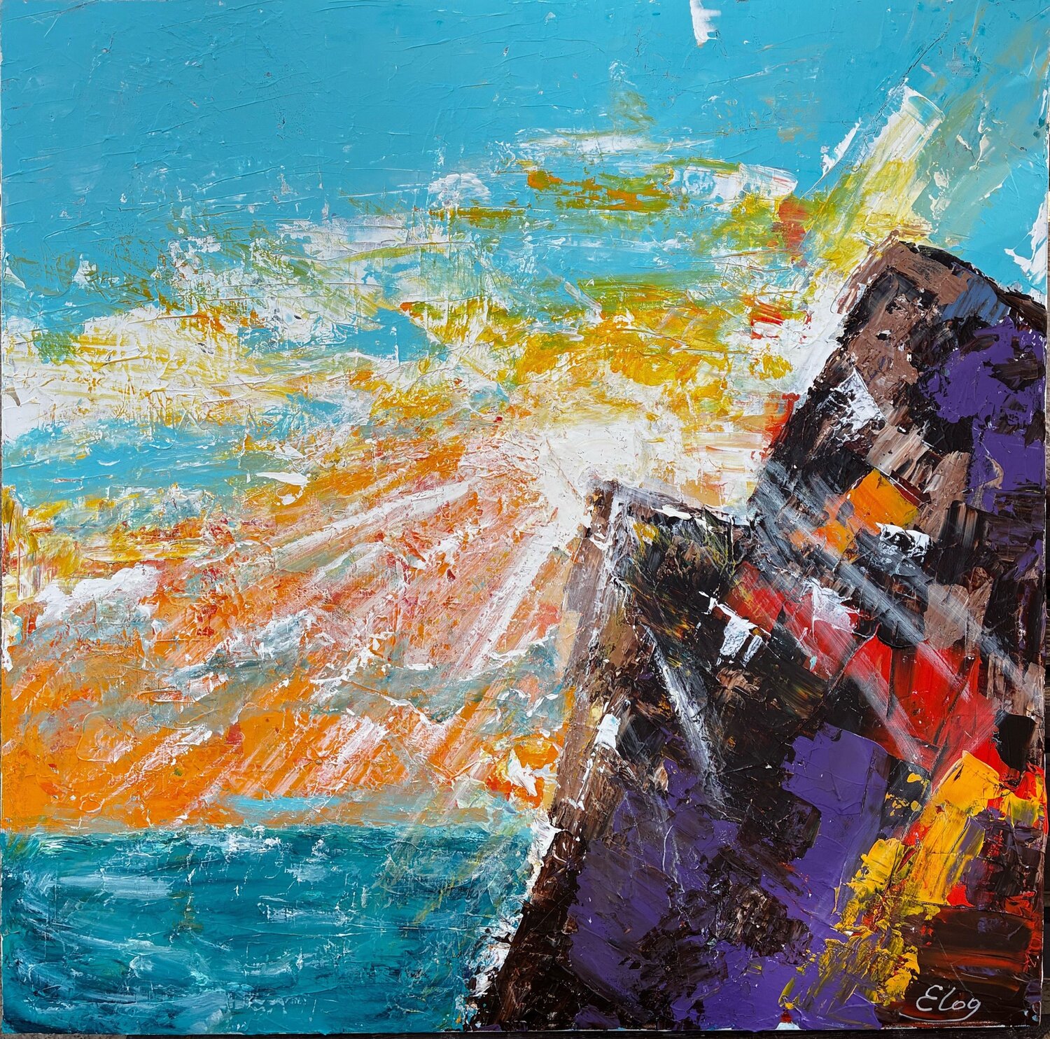 Edge of Light Elena Logovinsky Original painting for sale