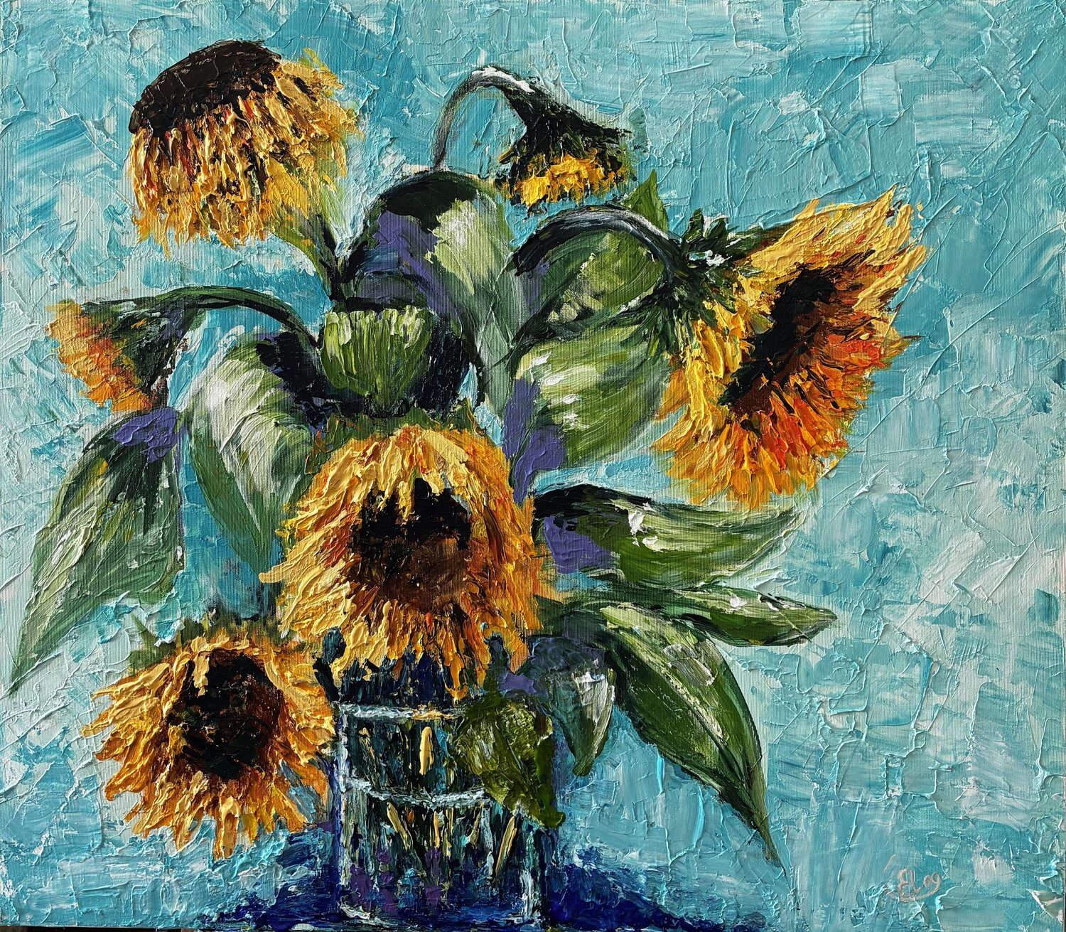 Fading Elena Logovinsky Original painting for sale