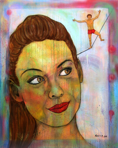 you`re always on my mind by Karin Angerer, Painting for Sale on Select