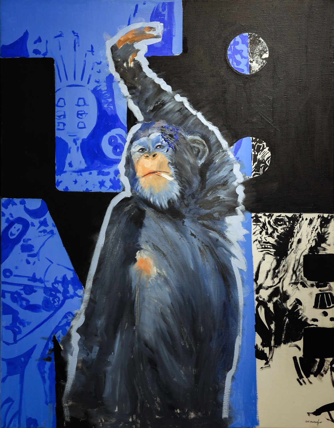 Time Ani Muradyan Original painting for sale
