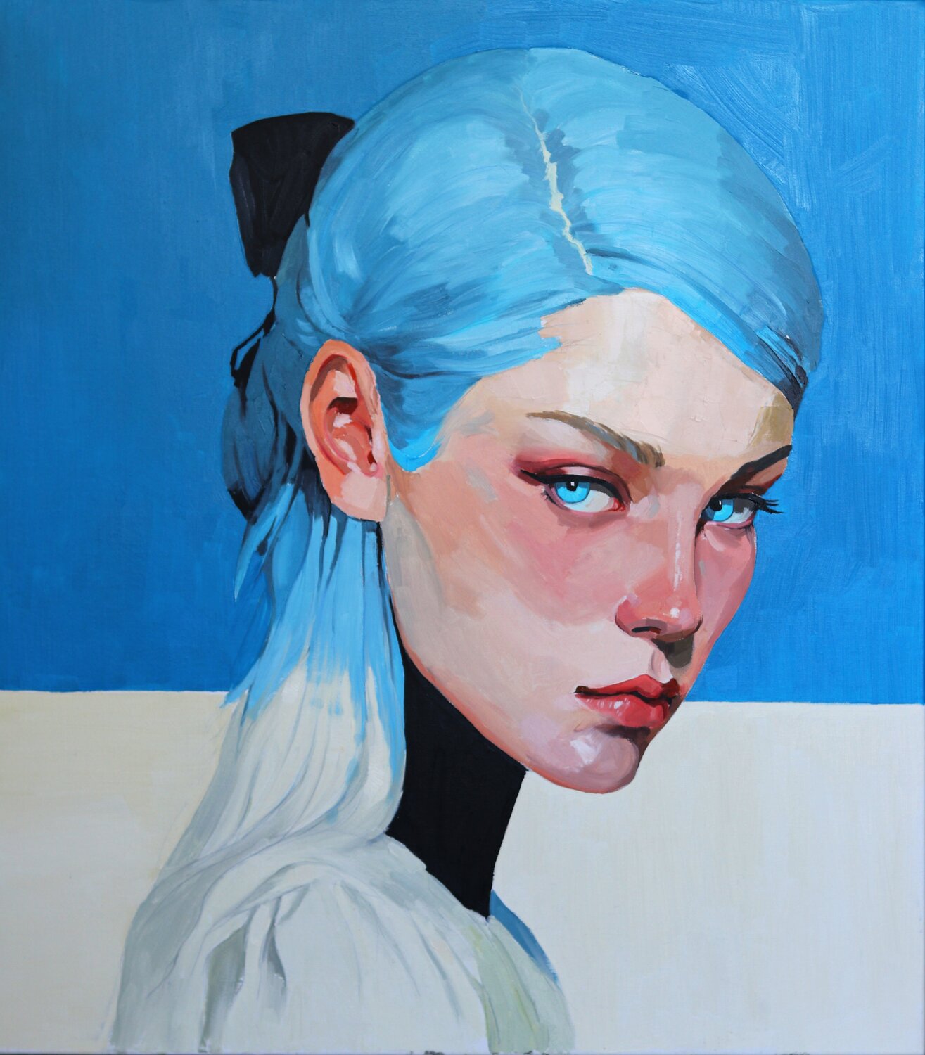Blue Detachment Ani Muradyan Original painting for sale