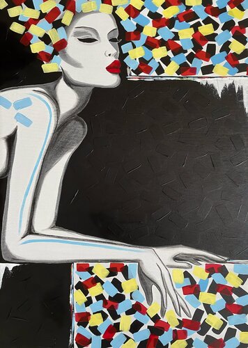 Hard Choice by Maryna Dobrova, Painting for Sale on Select