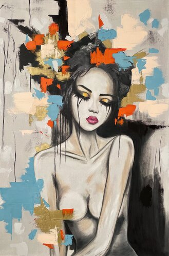 Love Story by Maryna Dobrova, Painting for Sale on Select