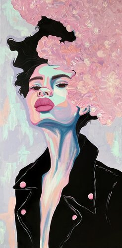 Fashion Muse by Maryna Dobrova, Painting for Sale on Select