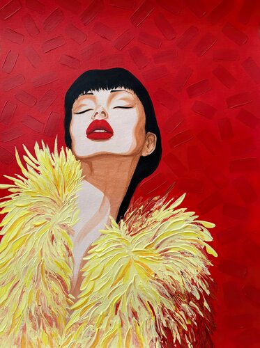 Scene of My World by Maryna Dobrova, Painting for Sale on Select