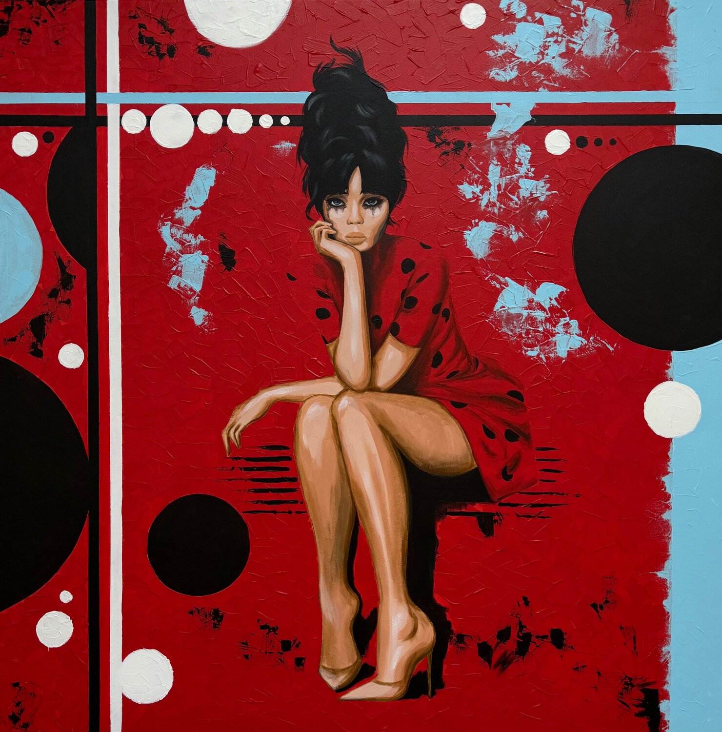 Unlike me Maryna Dobrova Original painting for sale
