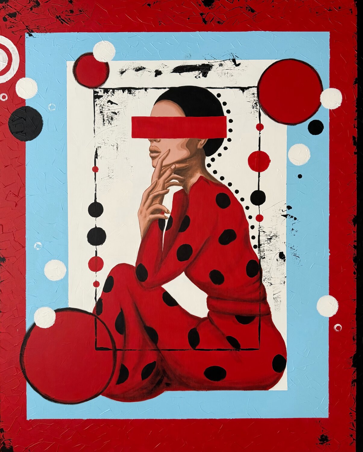 Inside Maryna Dobrova Original painting for sale