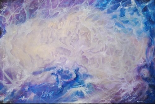 Przeskok w czasie by Marta Jastrzębska-Macko, Painting for Sale on Select