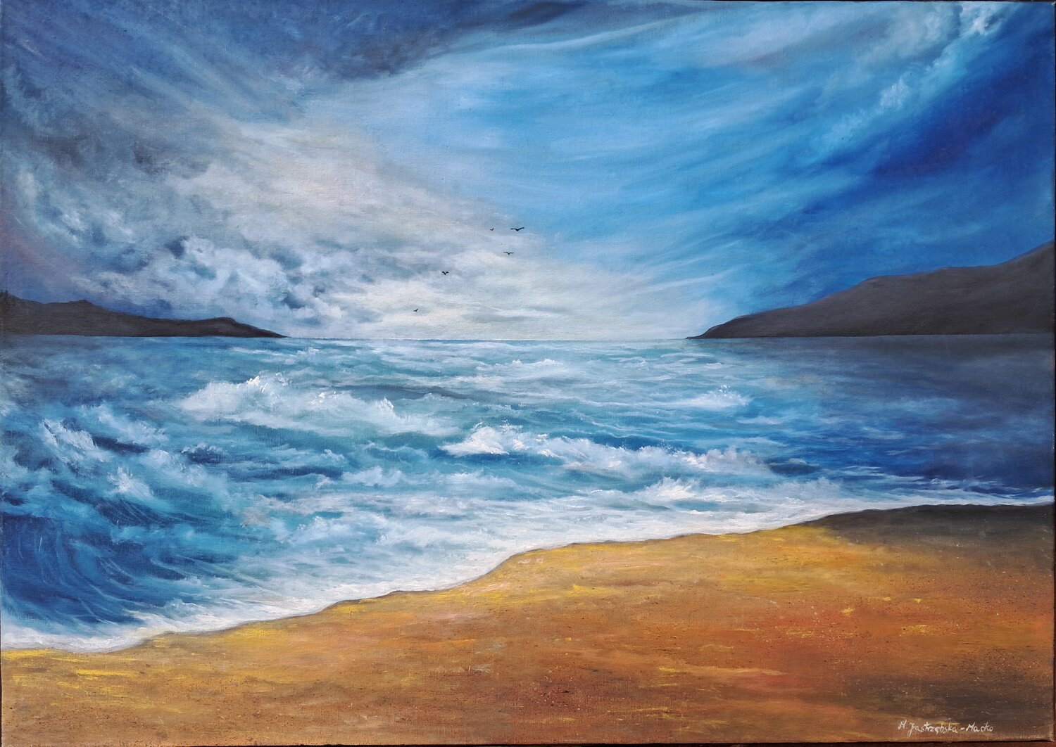 Before the Storm Marta Jastrzębska-Macko Original painting for sale