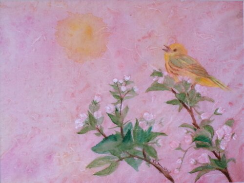 Orchard Sunrise Serenade von Paula Swenson, Malerei kaufen auf Select