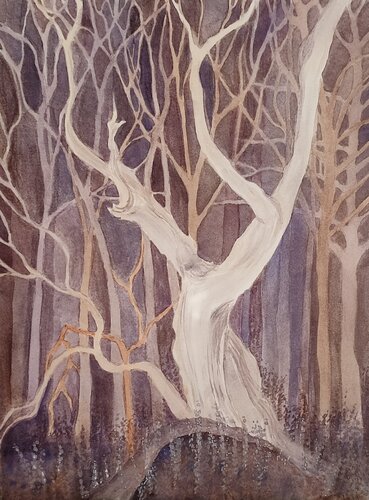 Ghost Forest - Patriarch von Paula Swenson, Malerei kaufen auf Select