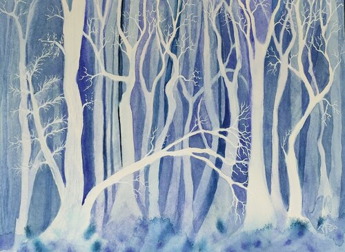 Ghost Forest III von Paula Swenson, Malerei kaufen auf Select