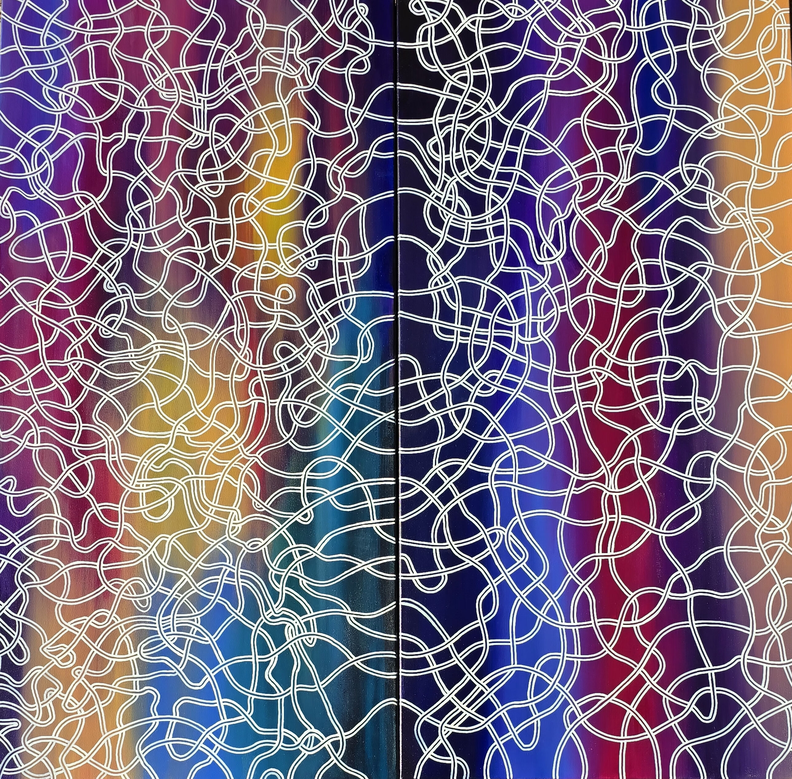 Maze of the mind (Diptych)