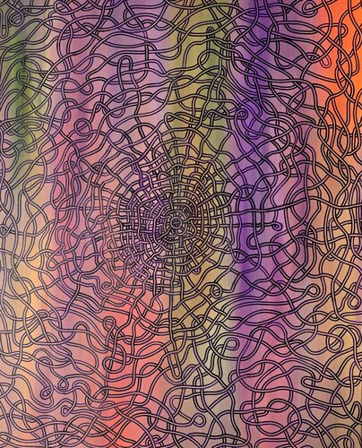 Maze of the mind by Tara Partovirad, Painting for Sale on Select