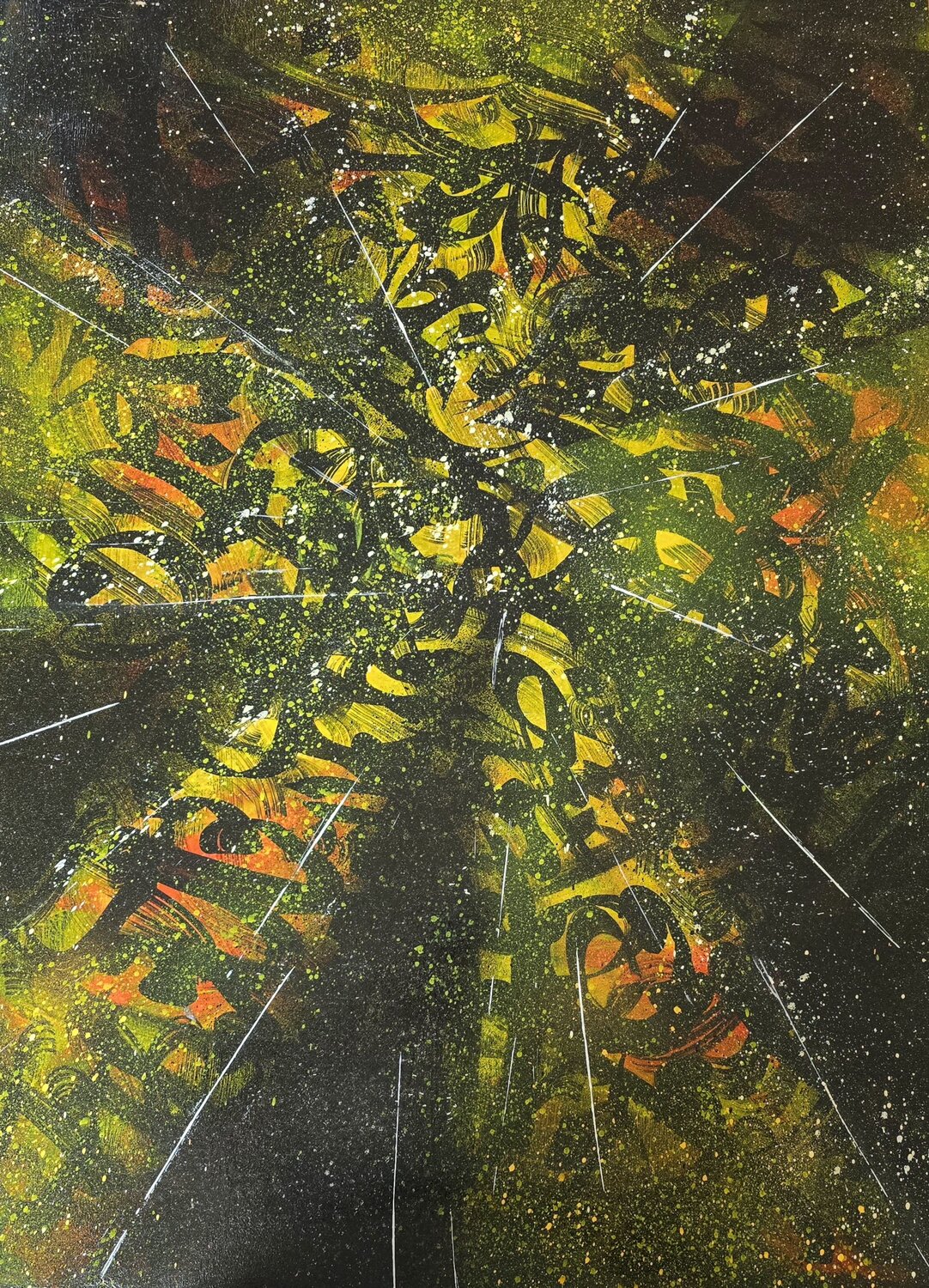 The Illumination Tara Partovirad Original painting for sale