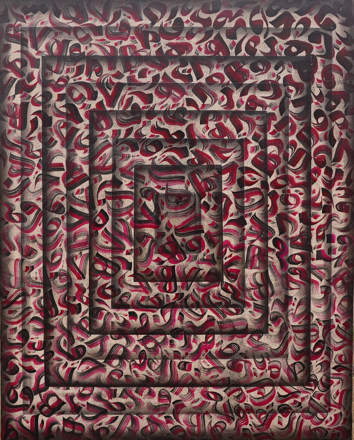 Maze of the mind Tara Partovirad Original painting for sale