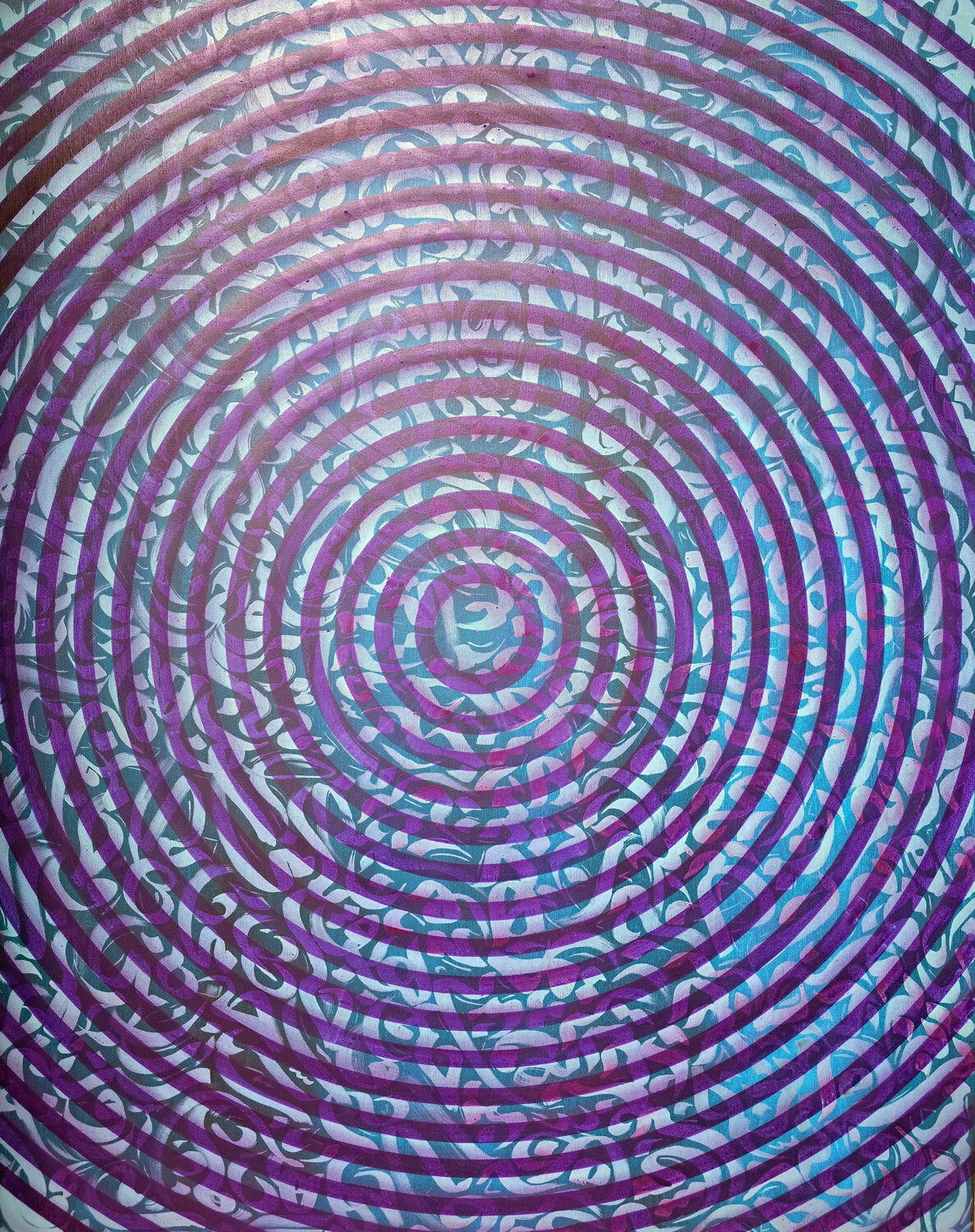 Maze of the mind Tara Partovirad Original painting for sale