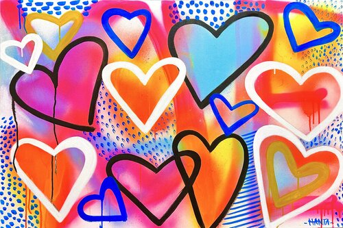 LOVE IS THE ANSWER by Hanta Ramboa, Painting for Sale on Select
