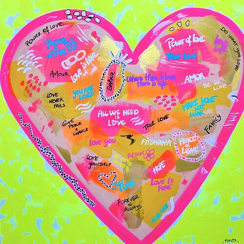 THE POWER OF LOVE by Hanta Ramboa, Painting for Sale on Select