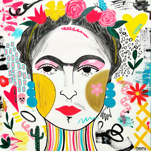 DEAR FRIDA by Hanta Ramboa, Painting for Sale on Select