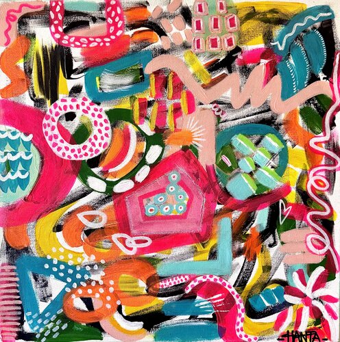 SUMMER MOOD by Hanta Ramboa, Painting for Sale on Select