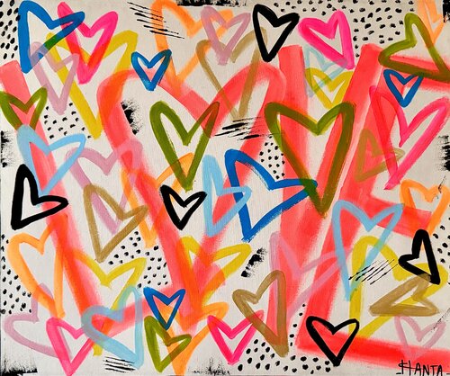 FEEL THE LOVE by Hanta Ramboa, Painting for Sale on Select