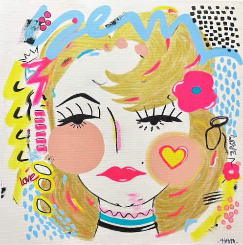 DEAR MARYLIN by Hanta Ramboa, Painting for Sale on Select