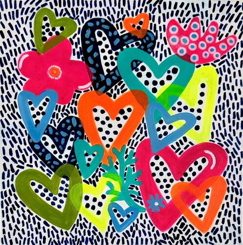 LET YOUR HEART SMILE by Hanta Ramboa, Painting for Sale on Select