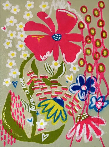 WILD FLOWERS by Hanta Ramboa, Painting for Sale on Select