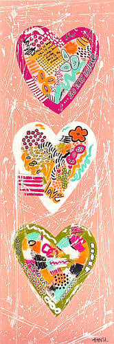 ONE LOVE, ONE HEART, ONE DESTINY by Hanta Ramboa, Painting for Sale on Select