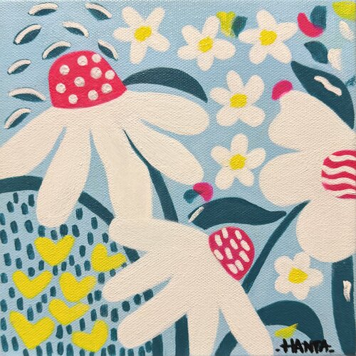 FLOWERS WALTZ by Hanta Ramboa, Painting for Sale on Select