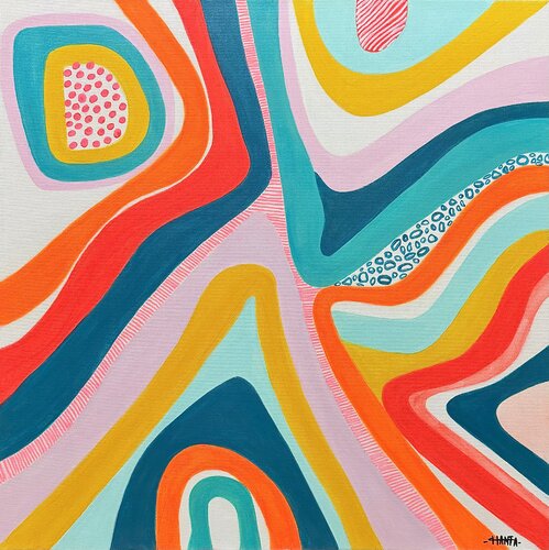 DOPAMINE 3 by Hanta Ramboa, Painting for Sale on Select