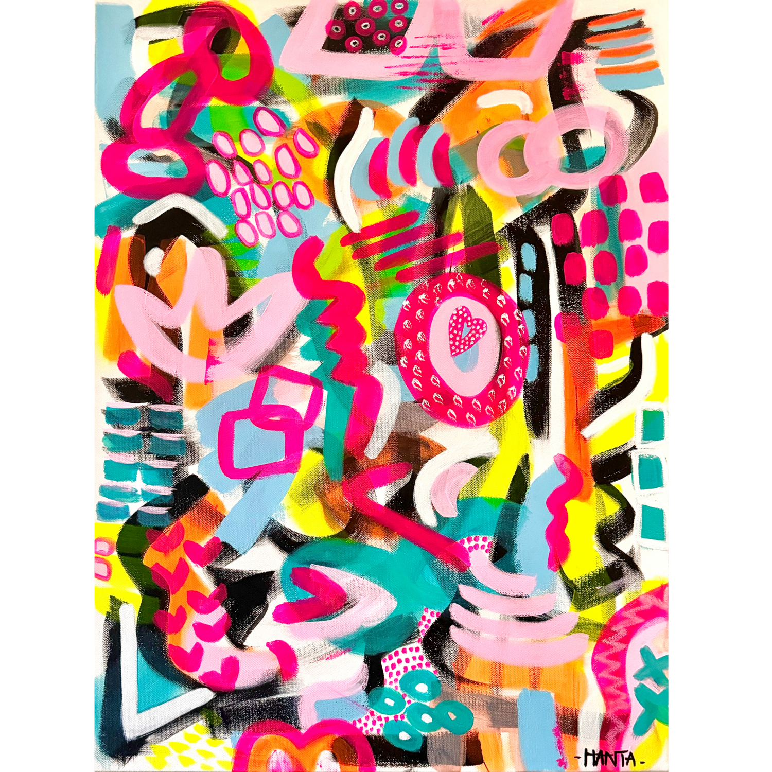 EUPHORIA Hanta Ramboa Original painting for sale