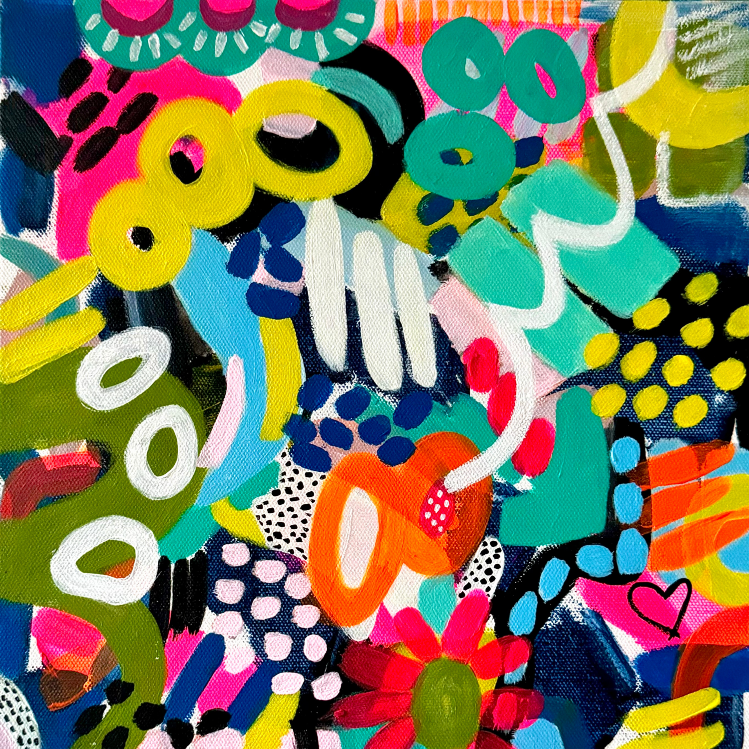 FIELD OF JOY Hanta Ramboa Original painting for sale