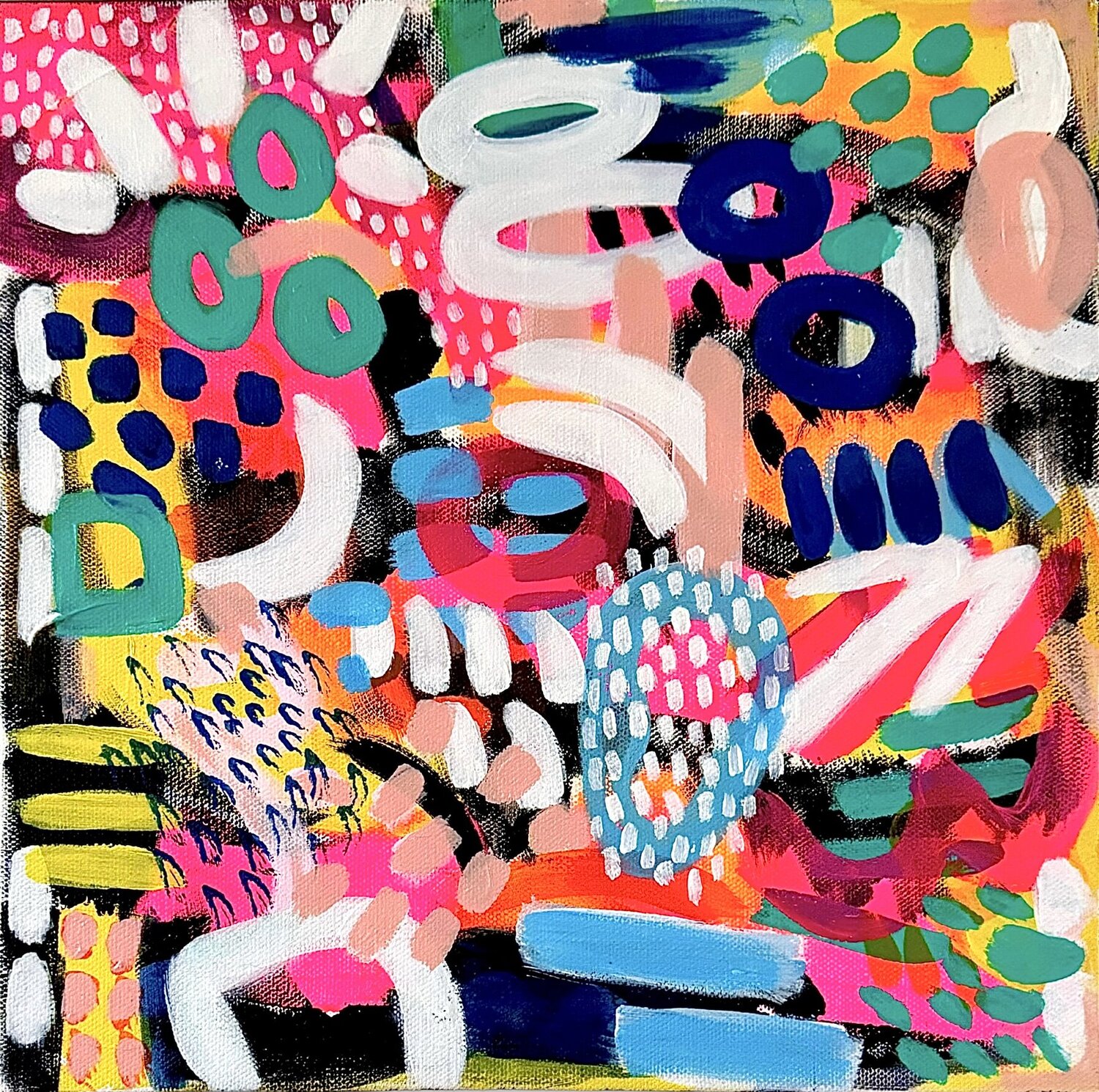 GOOD THOUGHTS Hanta Ramboa Original painting for sale